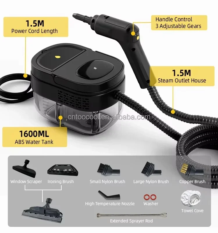 

NewRussia Best Seller In Stock High Temperature Electric Steam Cleaning Machine Handheld Steamer Cleaner Cleans up Stain Easily