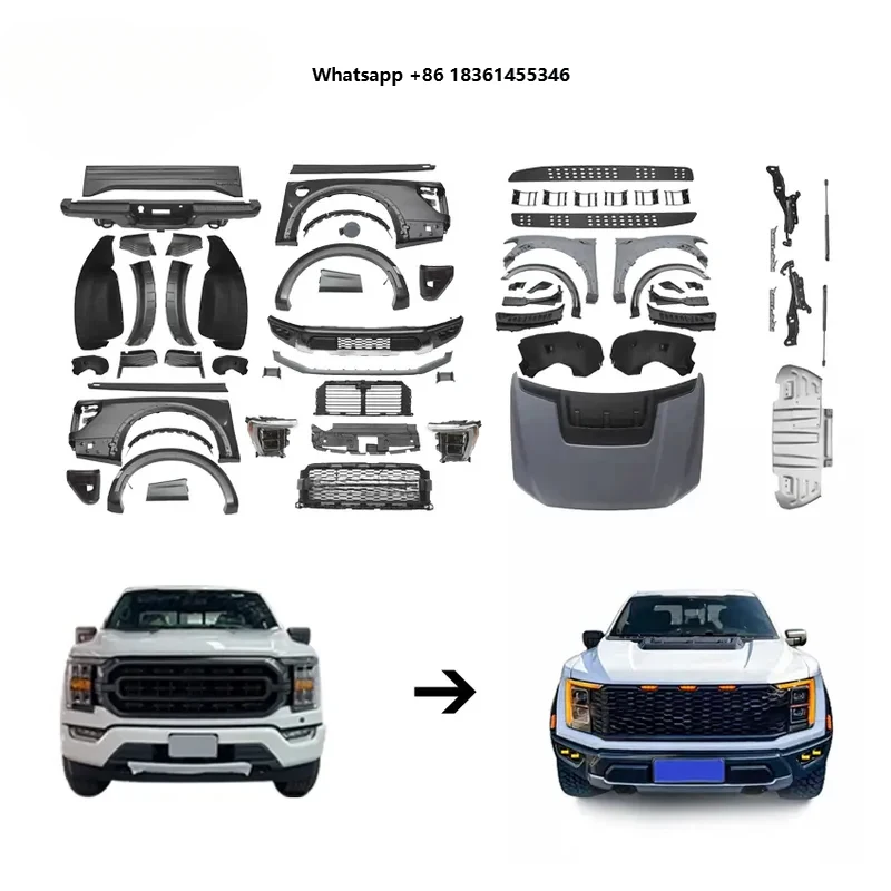 Hot Selling High Quality 2021 F150 Upgrade to 2021 Raptor R Body Kit  2021 F-150