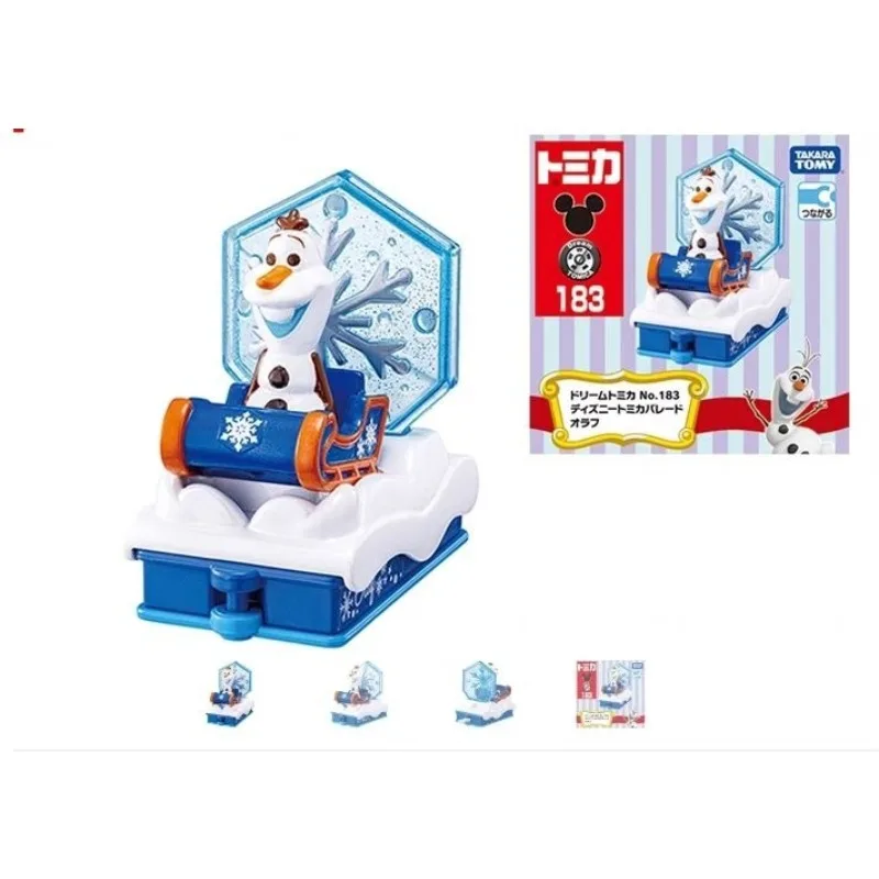 

TAKARA TOMY Tomica 183, замороженный Олаф, круизный цветочный автомобиль, игрушечный автомобиль из сплава для детской коллекции