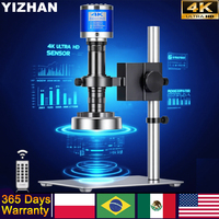 4K Digital Microscope For Soldering, 48MP HDMI Type-C HD Sensor Industrial Electronic Microscope For PCB Phone Laptop Repair