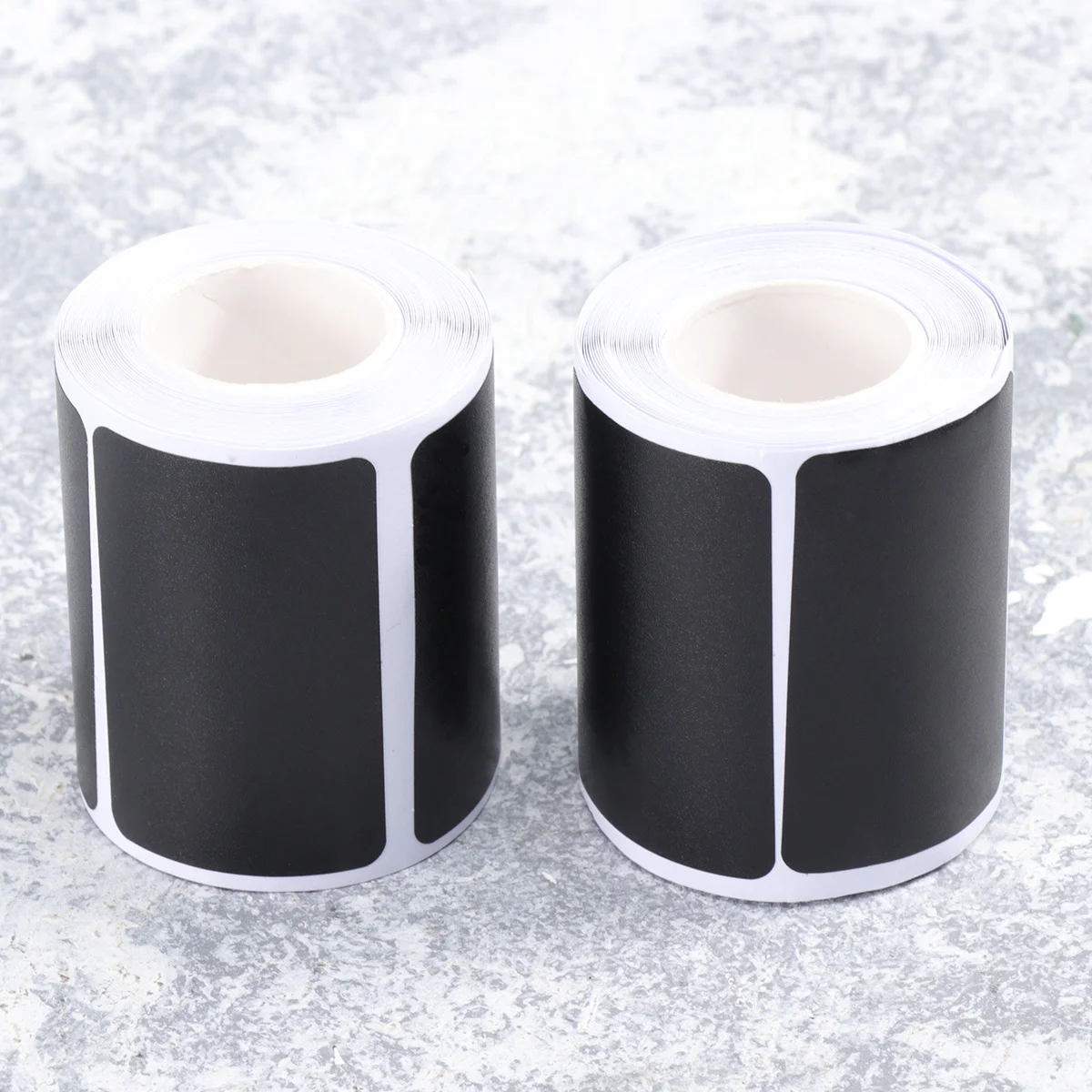 

2 шт. наклейки для классной доски для банок Мейсон, многоразовые клейкие этикетки, органайзеры для кухонной кладовой, съемные черные