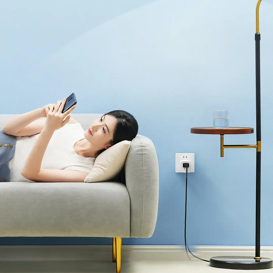 Xiaomi Mijia Smart Socket 3 Wireless Remote Control 2.4GWIFI Power Statistics Version Adaptor Power On Off Work With Mi Home APP