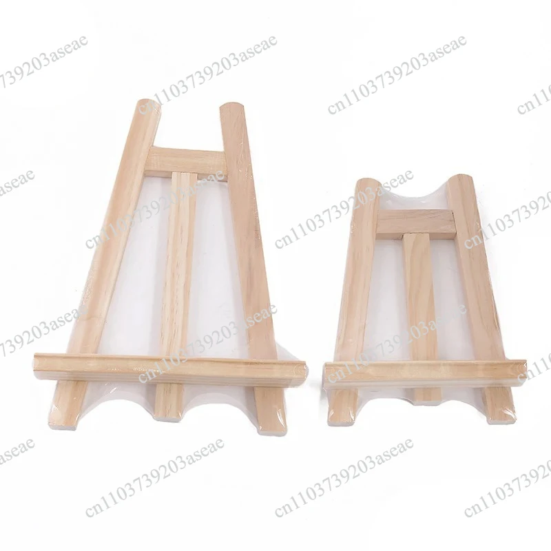 Small Tabletop Display Stand Frame Artist Easel Wood Painting Party Easel, Photo Picture Sign Holder for Students Table School