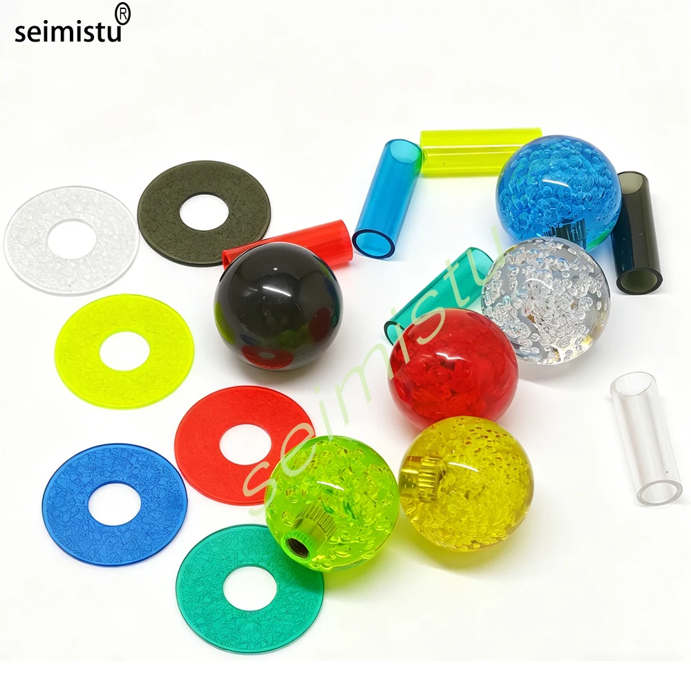 Transparente Kristallkugel-Joystick-Abdeckungen für SANWA/ZIPPY Beleuchtete Lightstick-Joysticks Kompatibel mit Arcade-Spielautomaten – Detail 5