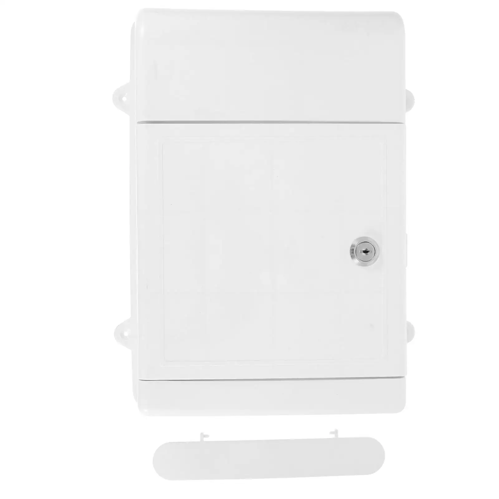 

Wall Mounted Mailbox Security Storage Plastic Locking House Office Key Rainproof Versatile Charging Stylish Appearance