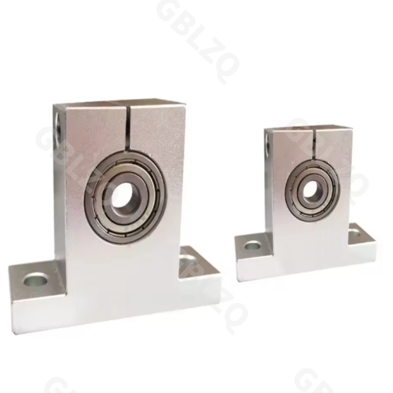 Aluminum alloy model vertical non-aligned type miniature small bearing housing SK8+1 bearing 3mm SK10+1 bearing 3mm 4mm 6mm