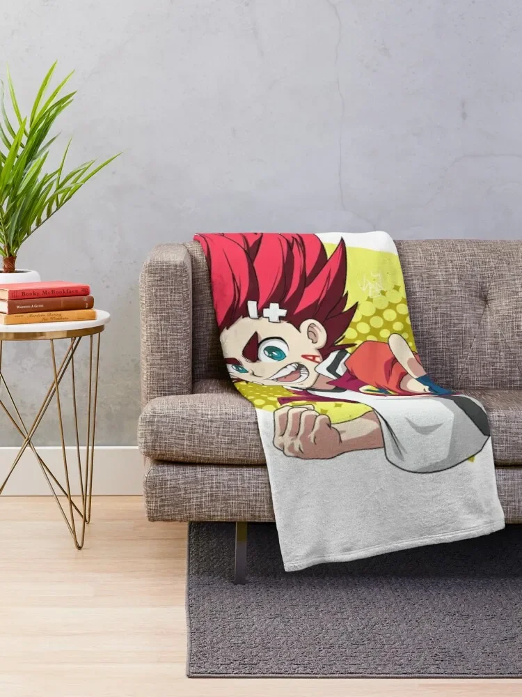 Super Aiger Akabane from Beyblade Burst Turbo Throw Blanket anime Baby Blankets