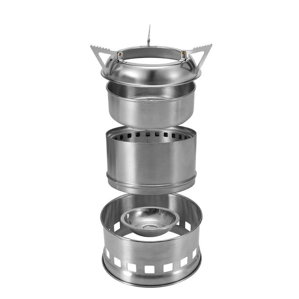 Outdoor Wood Stove Backpacking Portable Survival Wood Burning Camping Stove