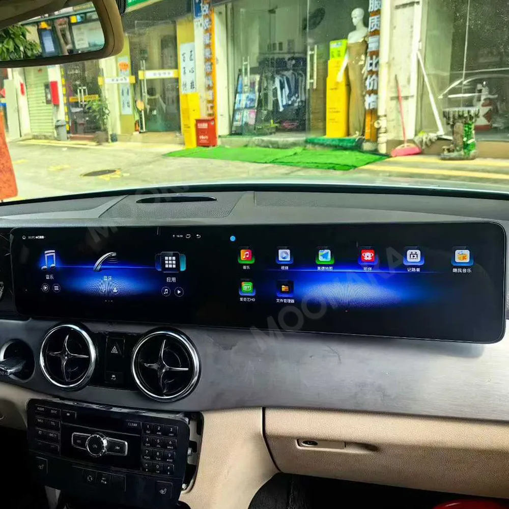 

Автомобильный радиоприемник Android 128G для Mercedes Benz GLK 2013-2015, двойной экран, 24,6 дюйма, GPS, стерео, мультимедийный плеер, головное устройство Carplay