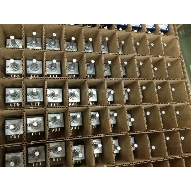 25 Round Shank 6 Pins Duplex Volume Potentiometer RK27, Resistance A5K 10K 50K 100K 500K