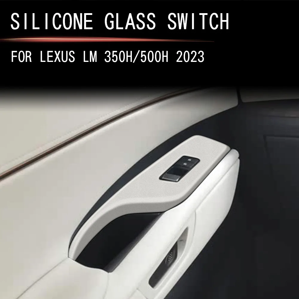 

Window Control Button Cover Window Switch Panel Trim Sticker for Lexus LM350H 500H Interior Accessories 2023-2025 for RHD