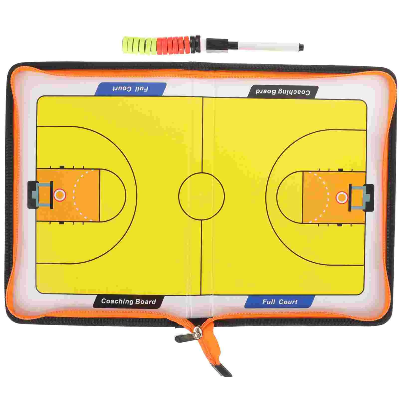 スポーツボールコーチングボードバスケットボールトレーニングコーチボードポータブルドライイレースバスケットボールクリップボード