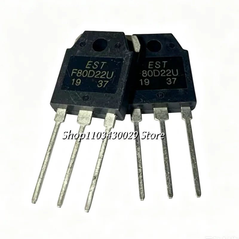 10Pcs New Original SETF80D22U F80D22U TO-3P 80A 200V Super Fast Recovery Diode