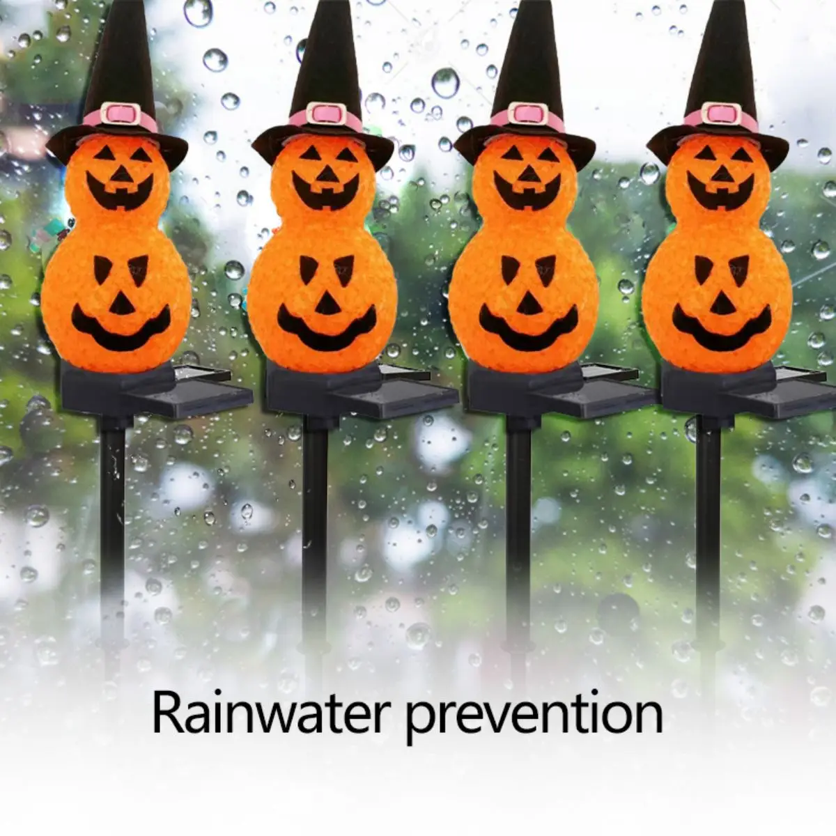 Halloween Pumpkin Solar Lawn Courtyard Light Outdoor Courtyard Landscape Ground Insertion Decorative Light
