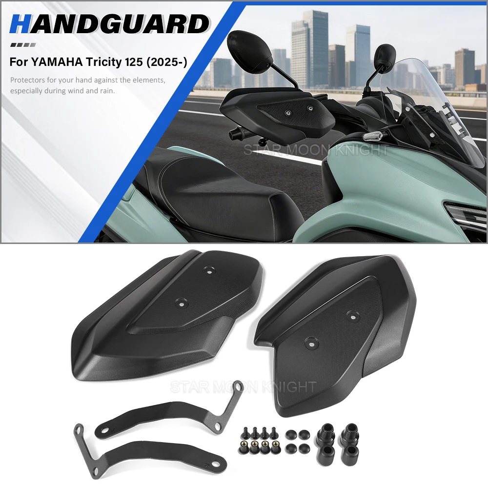 

For YAMAHA Tricity 125 Tricity125 2025 2026 Motorcycle Hand Guard Handguard Handlebar Wind Protector Shield ABS Accessories