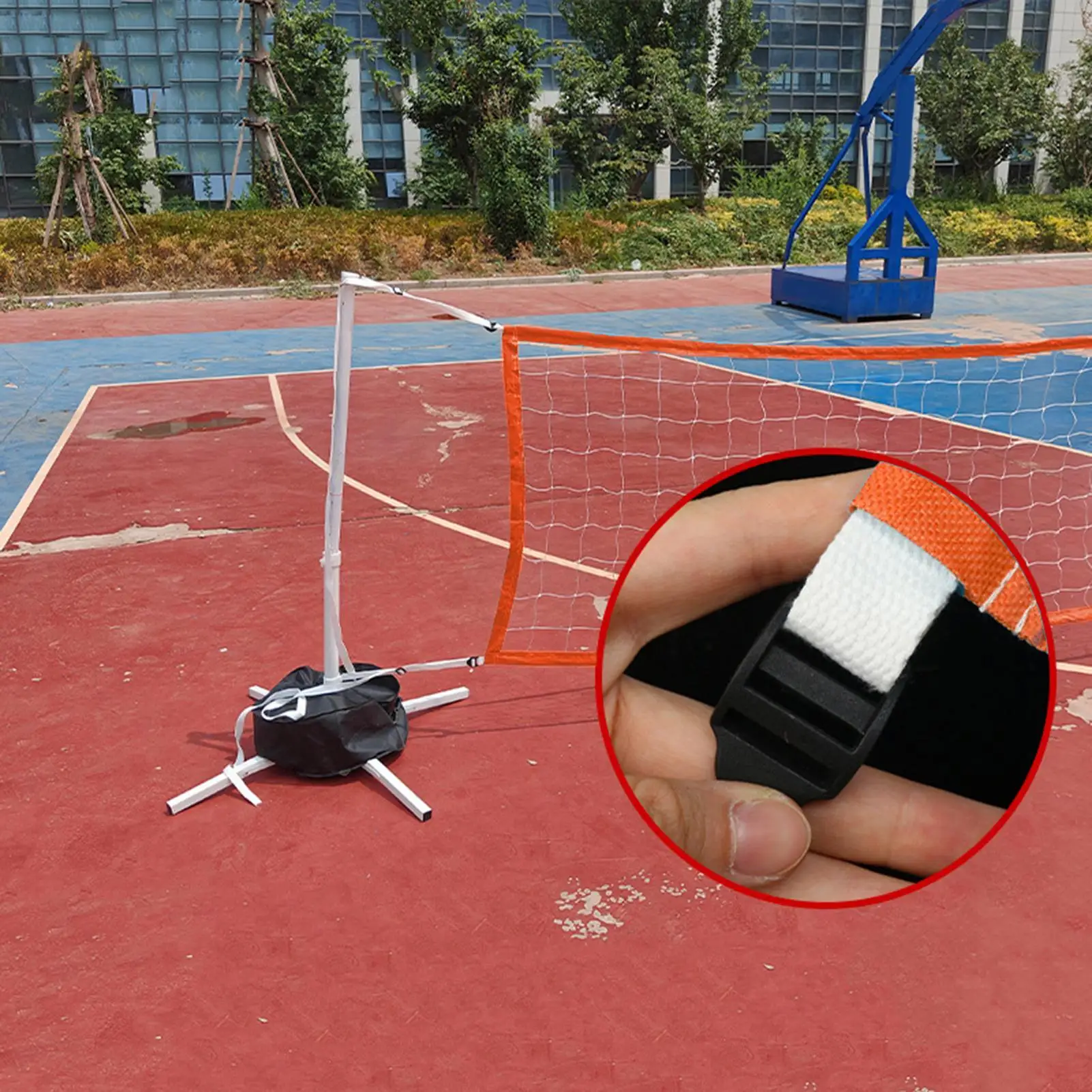 

Volleyball Net For Pool Portable Badminton Net With Storage Bag For Pool Aquatic Sports Equipment Multi Purpose For Party