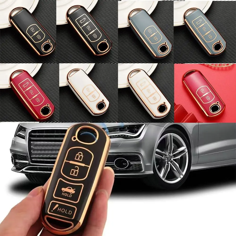 TPU Car Key Case Protection Key Protector Key Fob Cover Holder for Mazda 2 3 5 6 BL BM GJ Atenza/Axela/Demio CX-3 CX3 CX-5