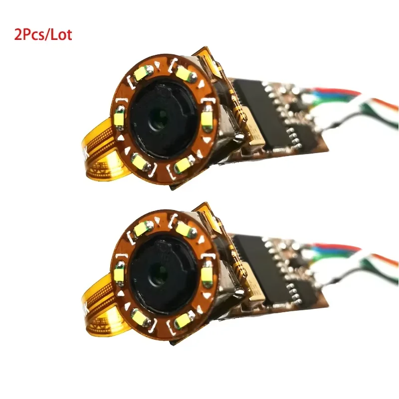 

2Pcs 4K 12MP HD IMX258 AF Endoscope USB Camera Module With Digital Mic LED Light for Industrial Inspection Medical Devices