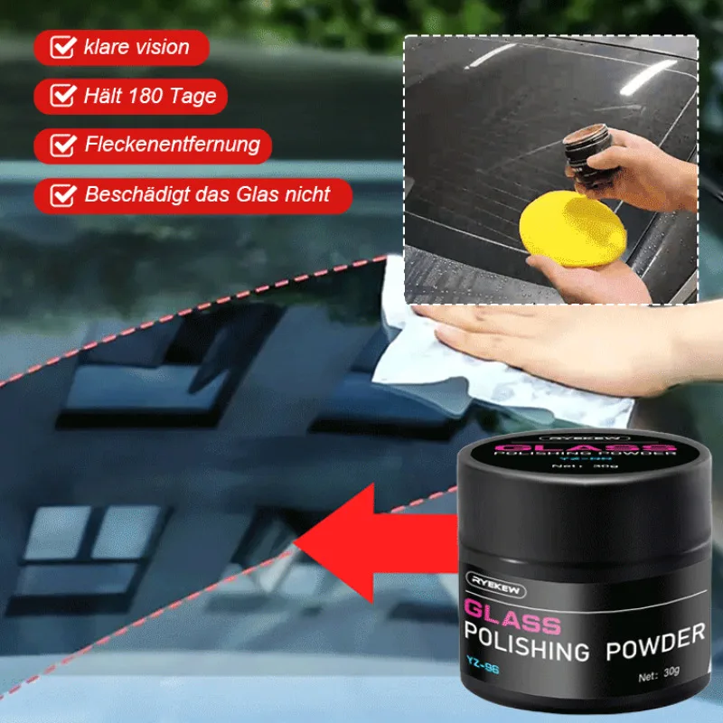 Car window glass polishing powder polishing mirror glass oil film remover oxidant high efficiency glass polishing powder