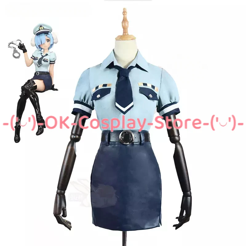 

Anime Re:Life in a different world Rem Cosplay Costume Cute Party Suit With Hat Tail Halloween Carnival Uniforms Custom Made