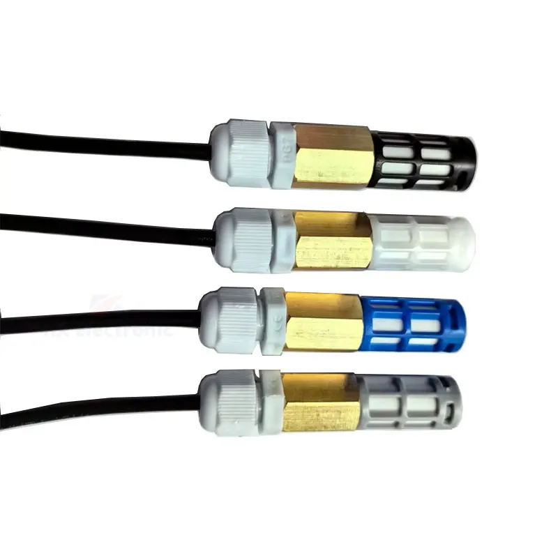 SHT45 SHT40 SHT30 SHT20 SHTC3 Temperature Humidity Sensor Module Probe Cable Waterproof Digital Capacitance Sensor 1M I2C Output