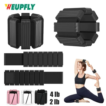 1Pair Ankle Weights for Women,2 Lbs/4 Lbs Adjustable Wrist Arm Weights for Women & Men…