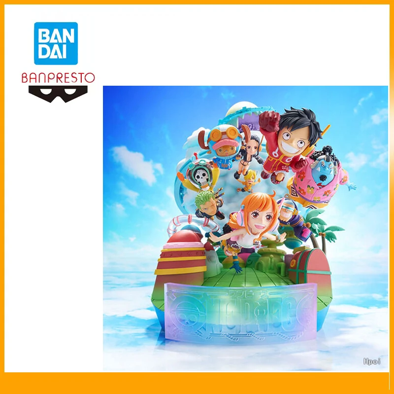

Оригинальная коллекционная фигурка Bandai Banpresto One Piece World Monkey D Luffy Roronoa Zoro, аниме-фигурки, украшение модели