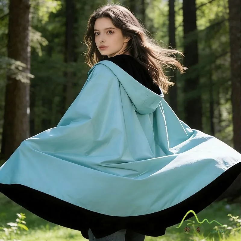Sun Protection Rainproof Hooded Shawl Anti Dust Anti Exposure Breathable Windproof Lightweight Soft Outdoor Daily Portable Cover
