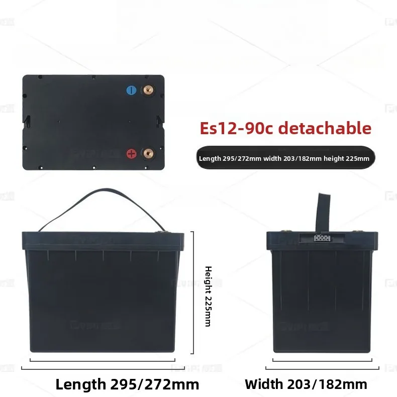 Lithium Batteri 4Battery Box 12v 24V 48V 100ah 150ah 200ah 280ah 4 Battery Plastic Box RV Solar Cells Box Diy 4 Battery Case NEW