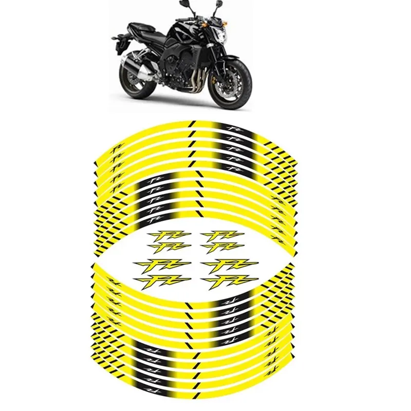 For YAMAHA FZ1 FZ6 N/S FZ8 FZ25 FZ6 FZ150 FZ350 FZ400 FZ7 FZ750 FZ8 Motorcycle Parts Contour Wheel Decoration Decal Sticker - B