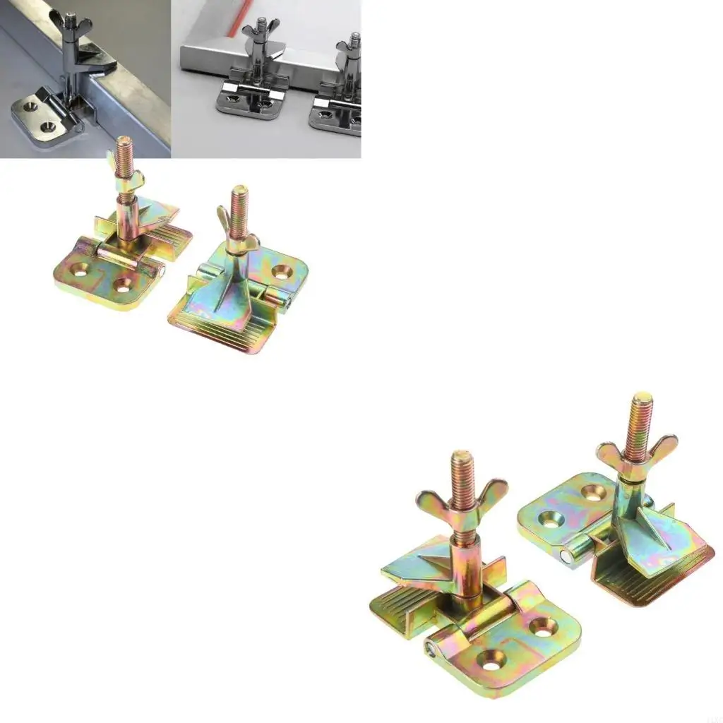 

2pcs Screen Frame для шарнирного зажима бабочки для шелковой печати Hobby Printer Легкая установка и надежная блокировка