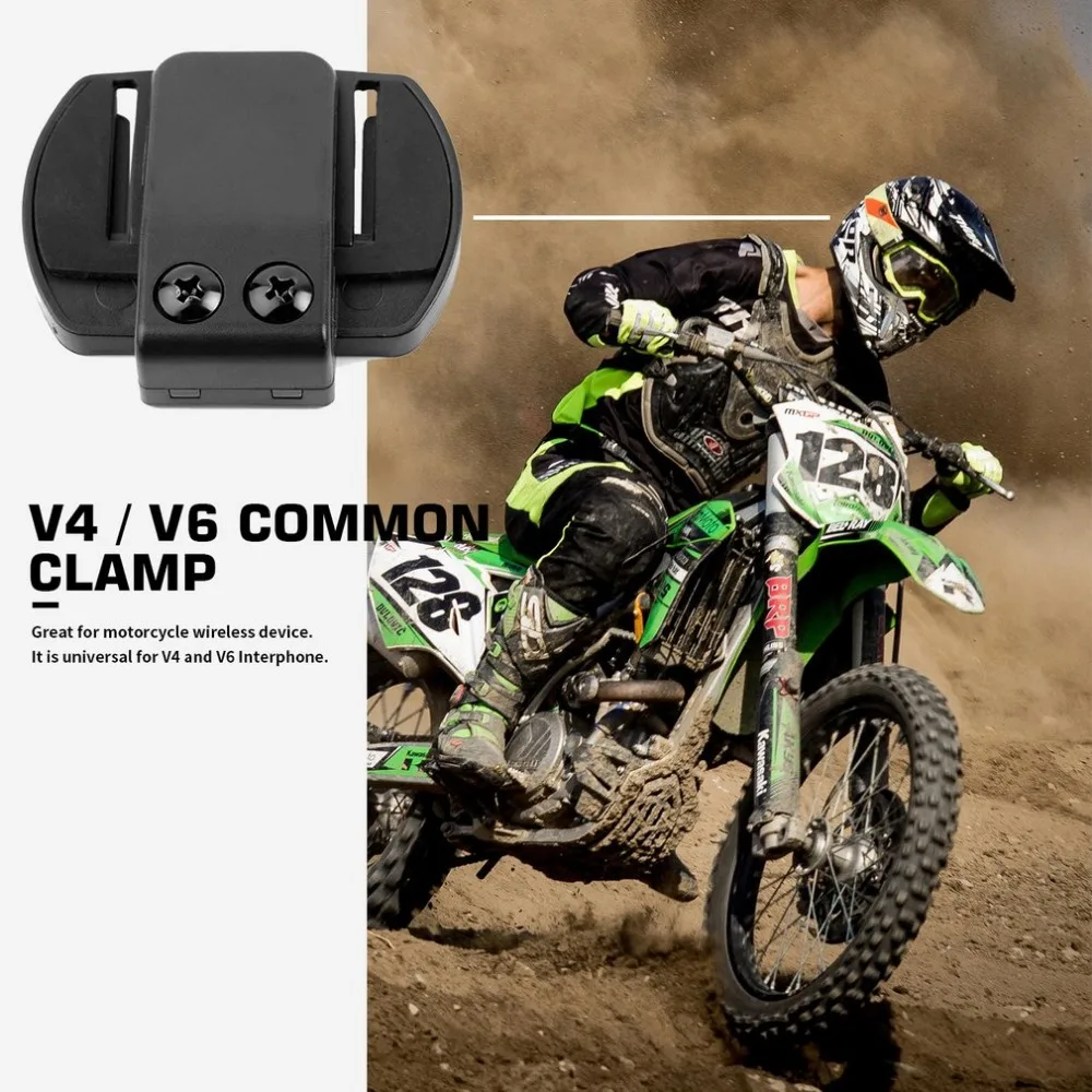 

Универсальная гарнитура для шлема, зажим для внутренней связи для V4/V6, микрофонный динамик, гарнитура для мотоцикла, Bluetooth-устройство, Прямая поставка