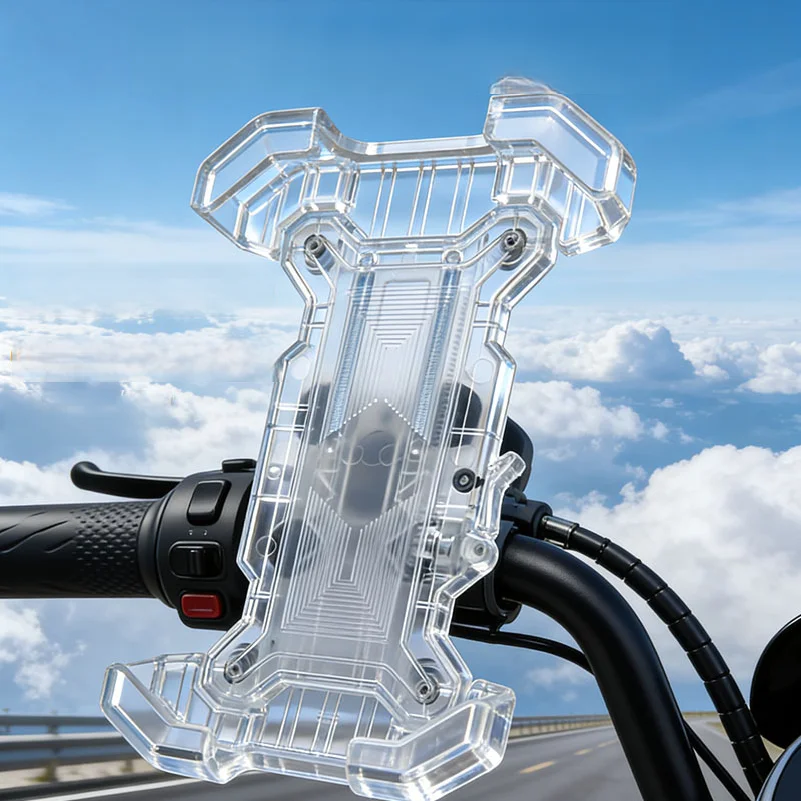 New 360 Rotatable And Adjustable Bicycle/motorcycle Mobile Phone Bracket-Shock-Proof, Anti-Slip Mobilephone Bracket,-Durable Ab