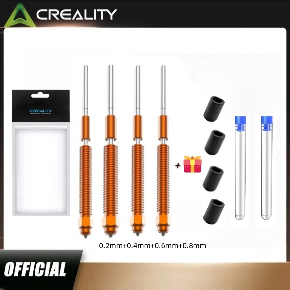 

Creality Original K2 plus Nozzle Unicorn Quick-Swap Copper Alloy Hardened Steel Compatible with Creality K2 plus 3D Printer