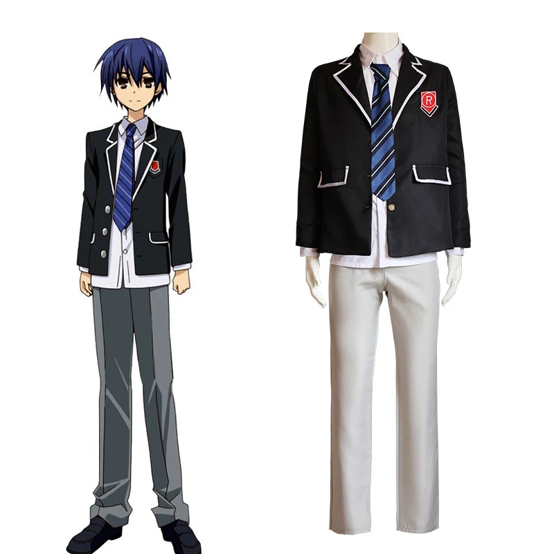

Аниме DATE A LIVE Itsuka Shido костюмы для косплея школьная форма для мужчин и женщин пальто рубашка брюки галстук наряды