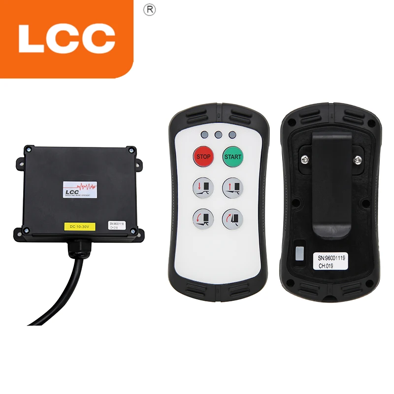 LCC A400 4-button Industrial Wireless Remote Control For Overhead Crane Car Tailgate Lifting Universal Wireless Radio Controller