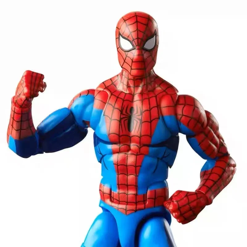 ML Classic Spider Web Spiderman Anime Action Figure Toy Ko Spider Man Movable Statue Model Doll Collectible Kid Gift