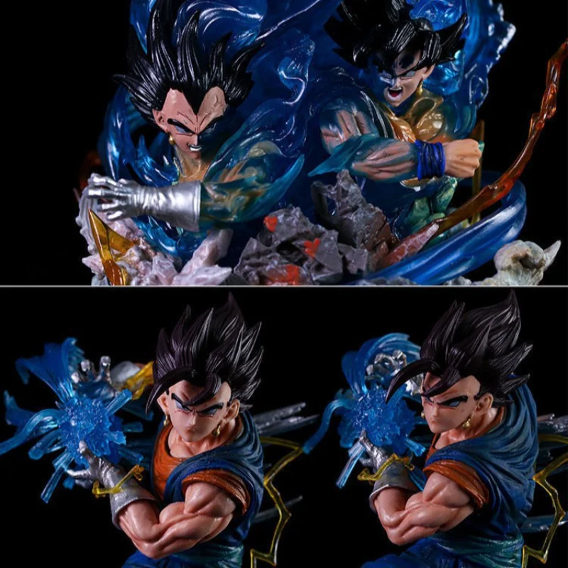 Grande Dragon Ball Anime Figure, Modelo GK, Luminoso, Super Saiyajin, Sun Wukong, Megit