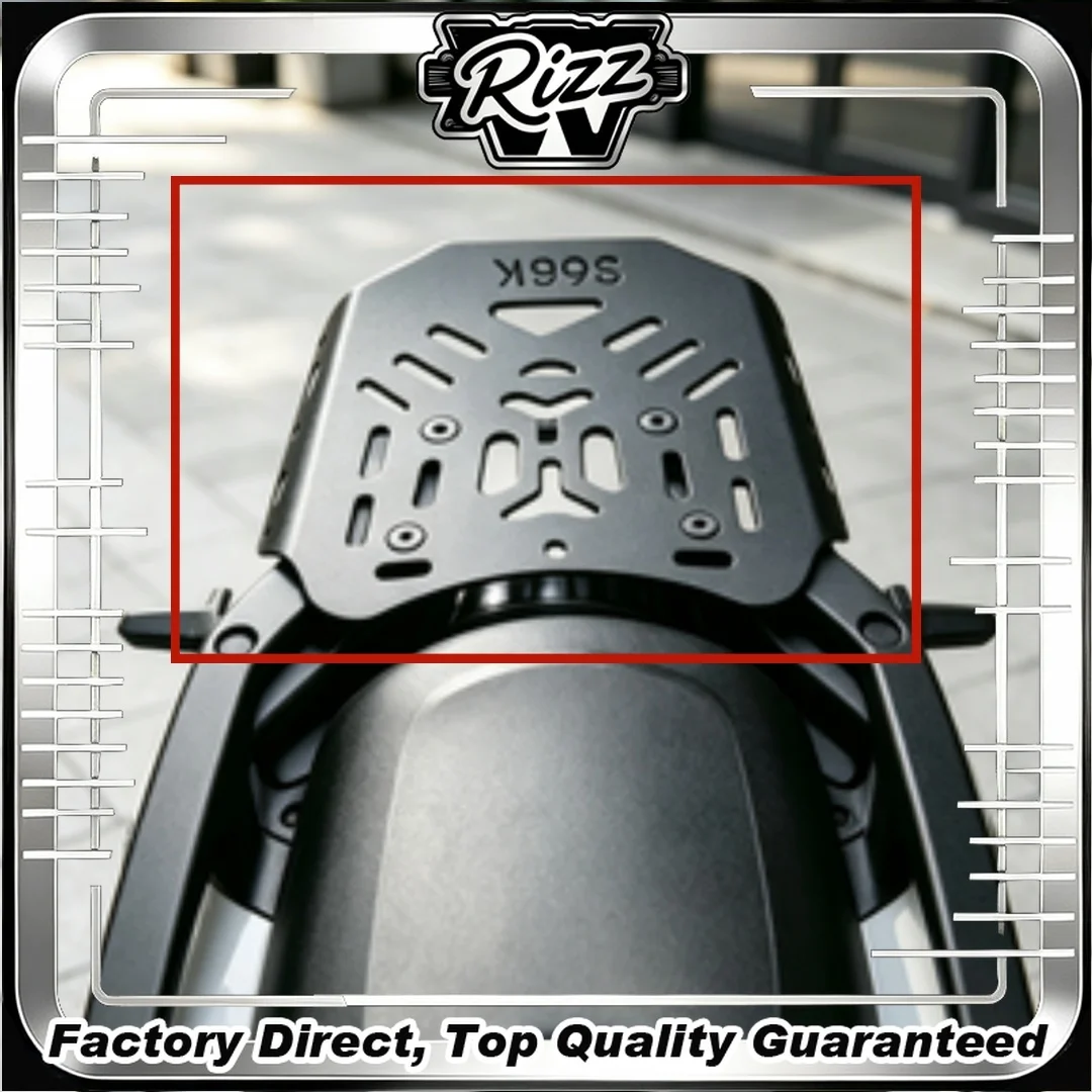 FOR ZONTES 368K Rear Tail Rack Widened Load-Bearing Platform Motorcycle Top Case & Rear Seat Bag Mounting Stable Support