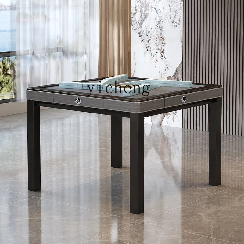 

LSL Mahjong Machine Fully Automatic Dining Table Dual-use No Pushing Cards Roller Coaster Folding Electric Mahjong Table
