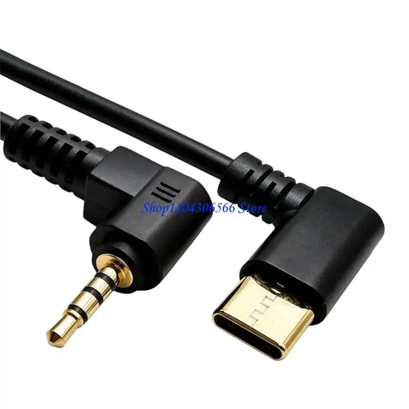 02DD Compact Type C To 3.5Mm Headphone Jacks Cable Great For Travel Offices Use