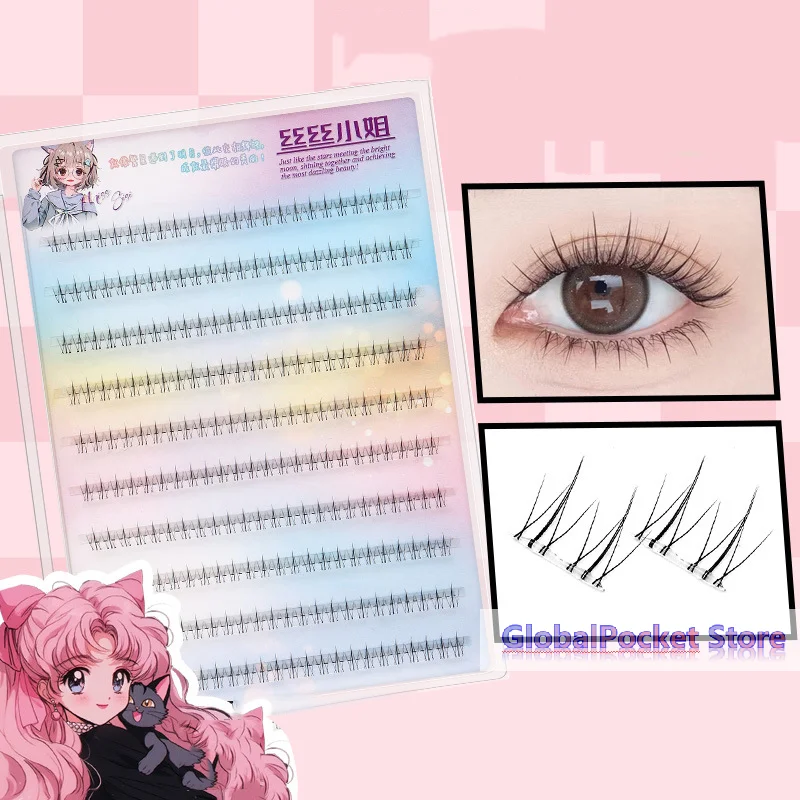 [TG823]Self Adhesive Bottom Eyelashes Do Not Require Glue, Can Be Reused Under Eyelashes For Makeup DIY Personal Comic Eyelashes