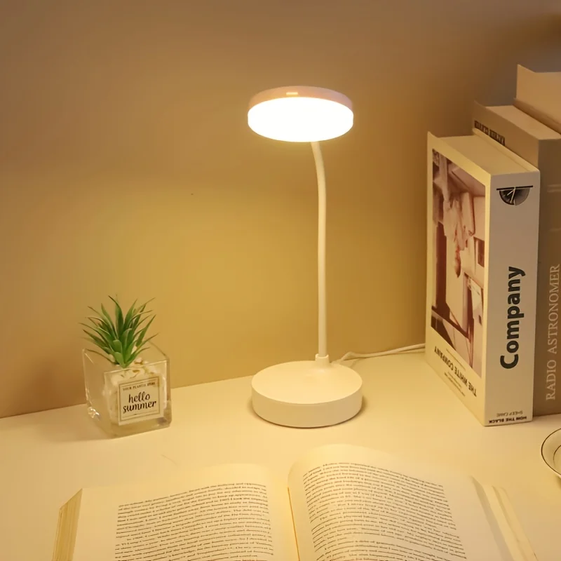 USB Learning Dormitory Bedroom Bedside Reading Night Light LED Desk Lamp Eye Protection Desk College Student Night lights