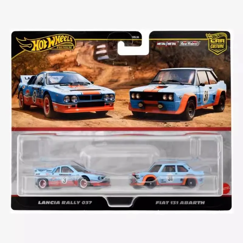 HOT WHEELS Premium Car Culture 2-PACK Case M Gulf Volkswagen Fiat Kids Toy Car Metal Model Cars Diecast 1:64 Hotwheels 1/64 Gift