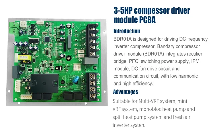 Air conditioner DC inverter compressor driver pcb board electronic printed circuit boards manufacturing pcb pcba assembly