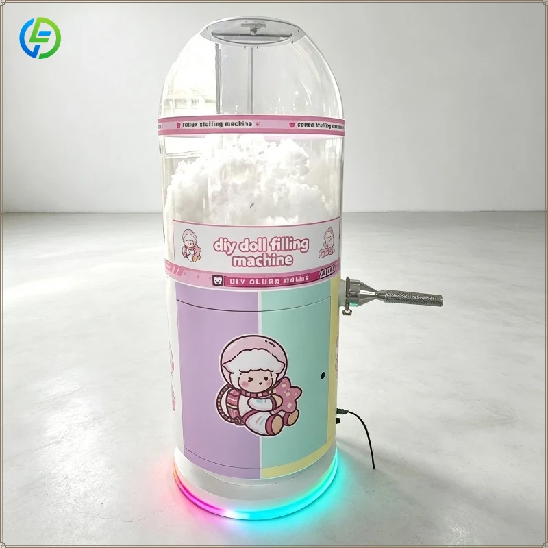 Coin-operated Commercial Electric Teddy Bear Stuffing Machine for Home Textile Product Stores FL Customized