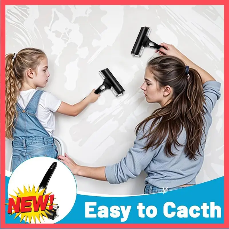 

B17C 4 Pcs Rubber Roller Black Rubber Brayer Rollers Ink Roller For Gluing Printing Inking Block Paper Crafting Press