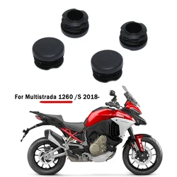 4PCS Motorcycle Fairing Screws Frame Hole Cap Cover Plug Decor Frame Cap Set For Ducati Multistrada 1260 1260s 2018-2020 2021