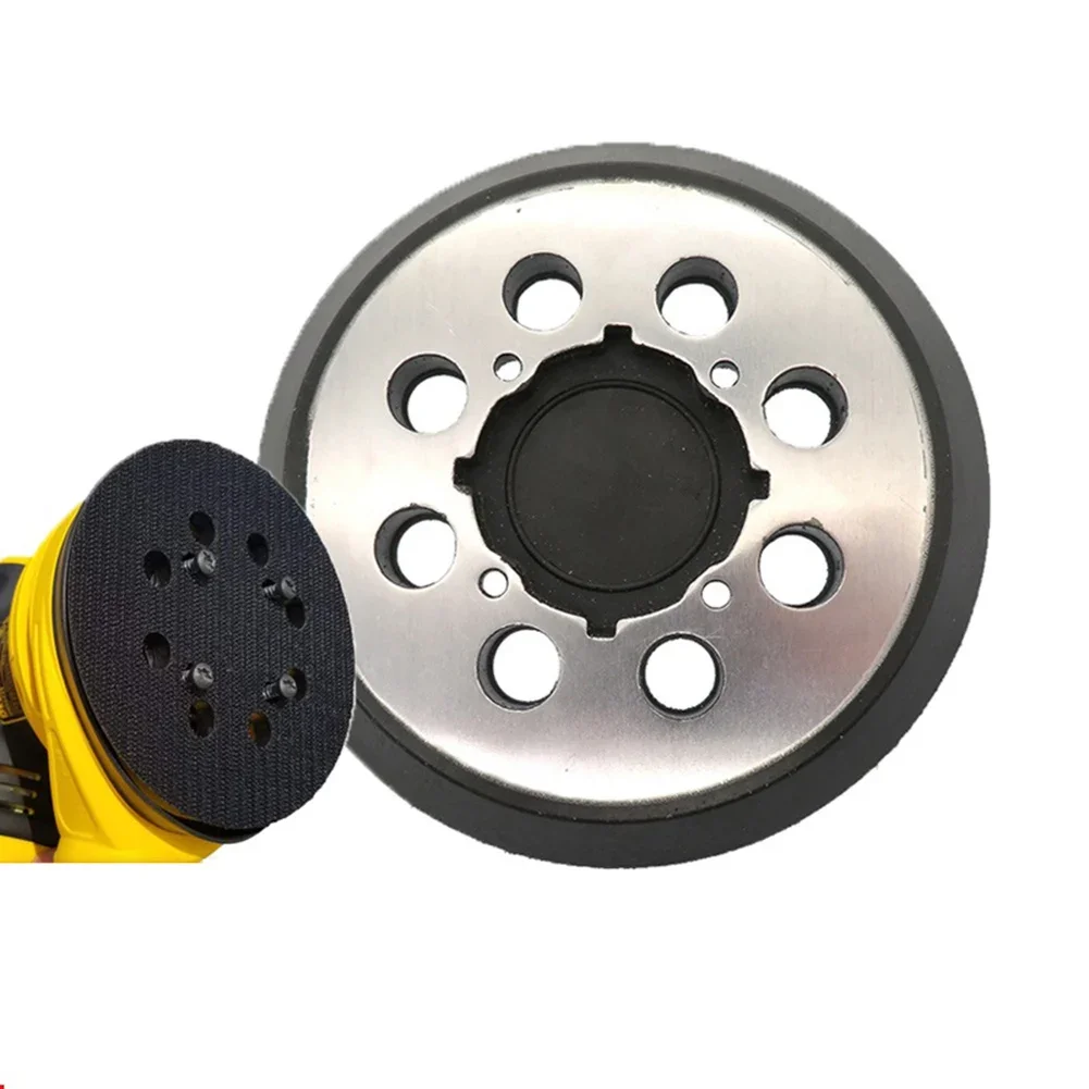 Assemblaggi di tamponi abrasivi a 8 fori da 5 pollici adatti per DWE6421 DWE6421K DWE6423 levigatrici disco per lucidatura parti di utensili