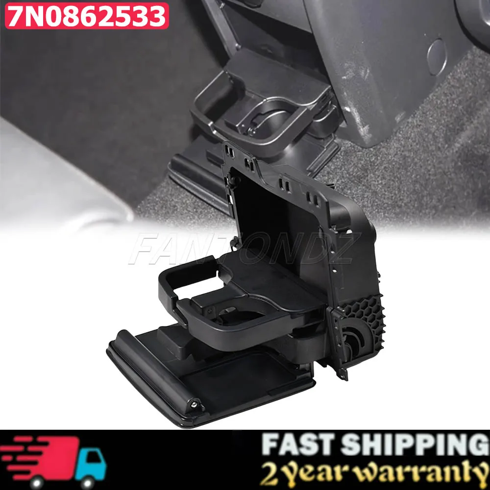 

Cup Holder Rear Drinking Cup Bracket 7N0862533 Replacement For VW Tiguan 2008-2016 Sharan Golf Plus 2012- 2014 Car Cup Holder